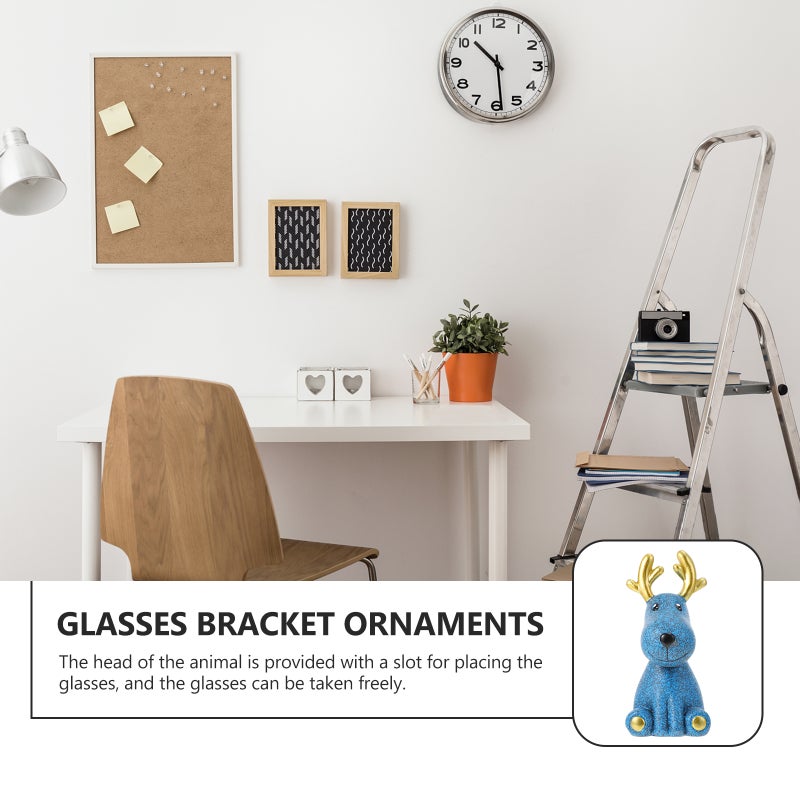 Lovely Spectacle Stand Desktop Adornment Eyeglass Holder Deer Shape Glasses Rack - Image 5