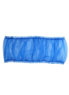 TOPINCN TOPINCN Bird Cage Cover, Ventilated Nylon Bird Cage Cover Shell Skirt Seed Catcher Soft Skirt Guard Birdcage Nylon Mesh Netting Pet Products (Blue)  - Image 1