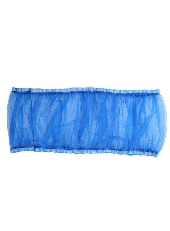 TOPINCN TOPINCN Bird Cage Cover, Ventilated Nylon Bird Cage Cover Shell Skirt Seed Catcher Soft Skirt Guard Birdcage Nylon Mesh Netting Pet Products (Blue)  - Image 1