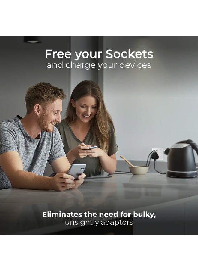 BG Electrical Single Switched Single Pole With 1 USB A Plus 1 USB C 18W - Image 4