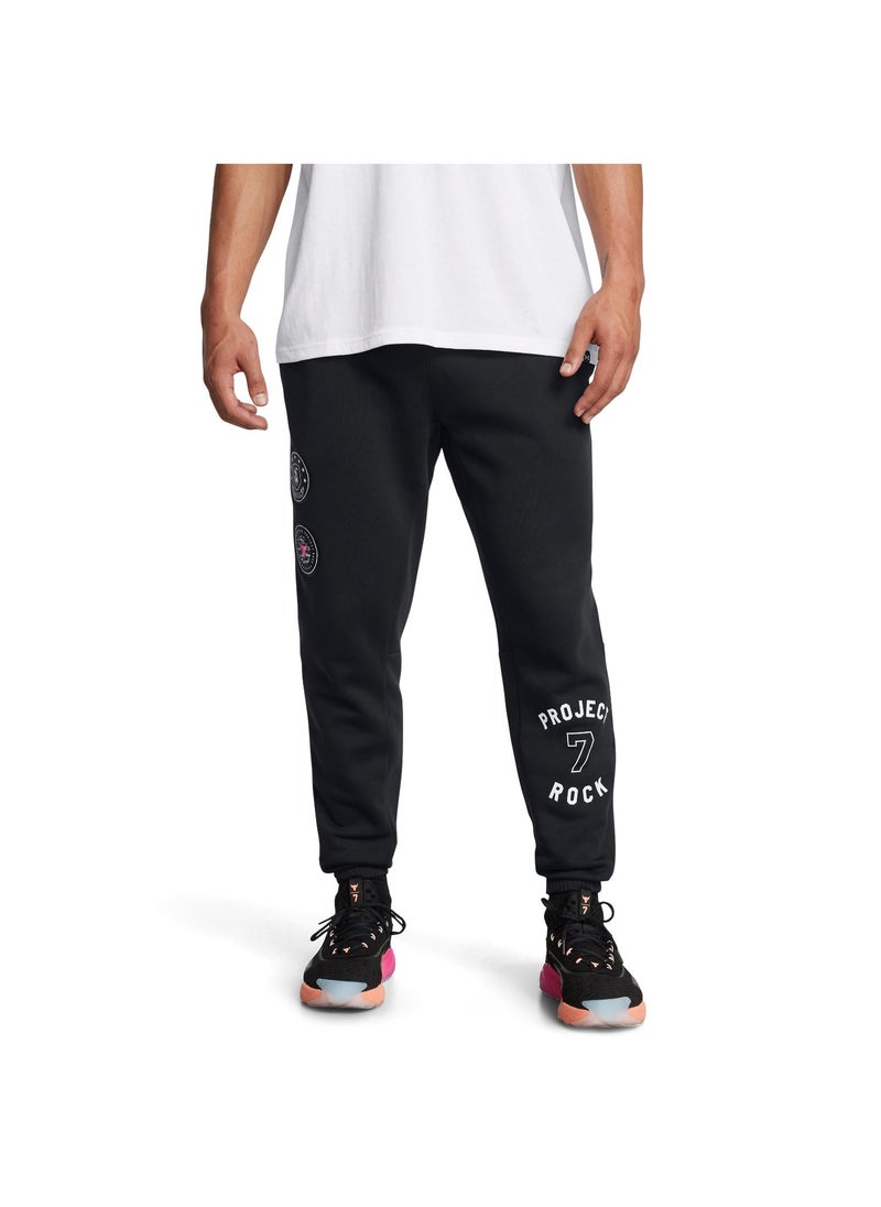 UNDER ARMOUR Project Rock Icon Fleece Joggers  - Image 1