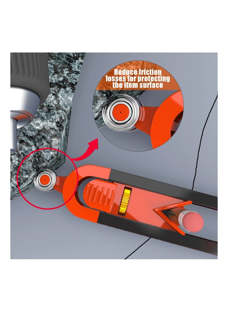 SYOSI - Precise Contour Gauge, Outline Duplication Marking for Welding, Flooring, Tile, Carpet Laying, Contour Measuring Tool with Adjustable Lock, Gift for Carpenter, Construction, Woodworking - Image 1