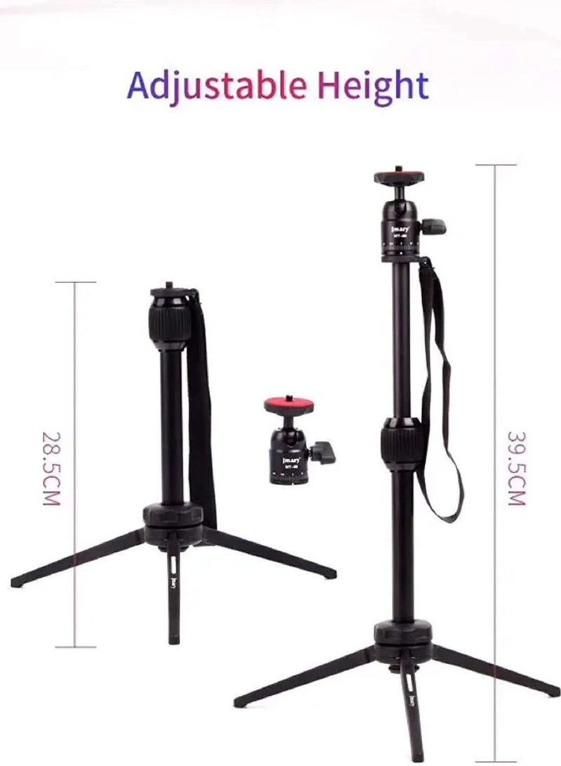 JMARY MT-68 Table-Top Extendable Foldable Tripod Stand for Mobile Phones and DSLR & Digital Cameras - Image 5