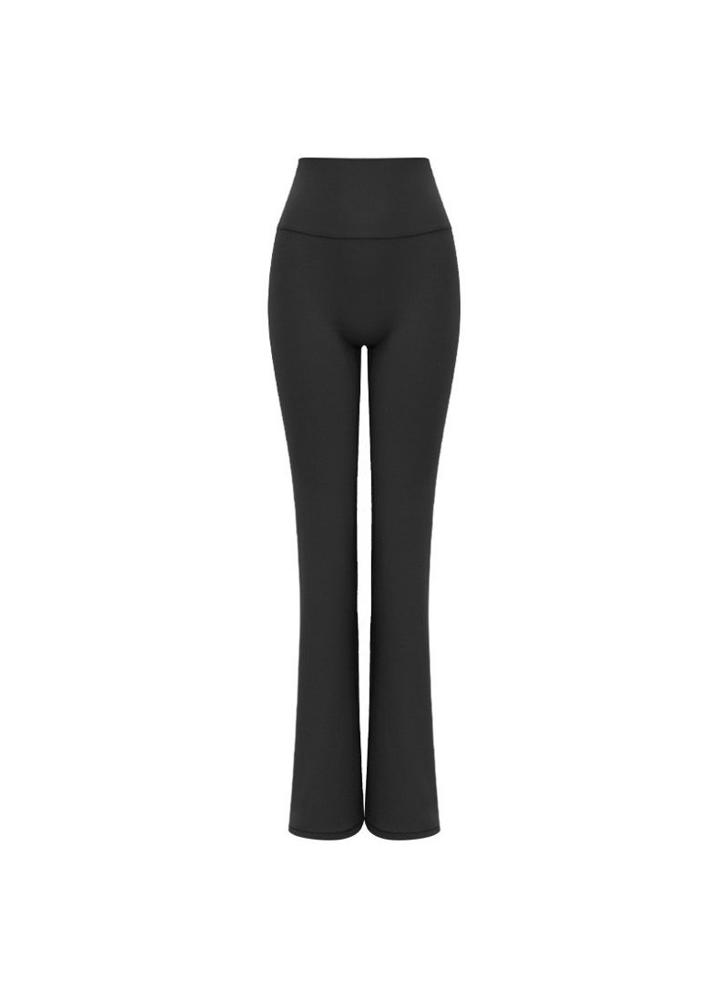 Generic - Comfort Fit Womens Bootleg Yoga Pants Graphite black trousers - Image 1
