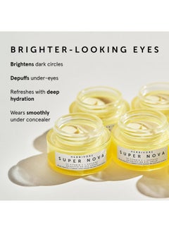 HERBIVORE HERBIVORE Super Nova Eye Cream - 5% THD Vitamin C & Caffeine, Reduces Dark Circles & Puffiness, Brightens Eyes, Plant-based, Vegan, Cruelty-free, 15mL / 0.5 oz  - Image 3