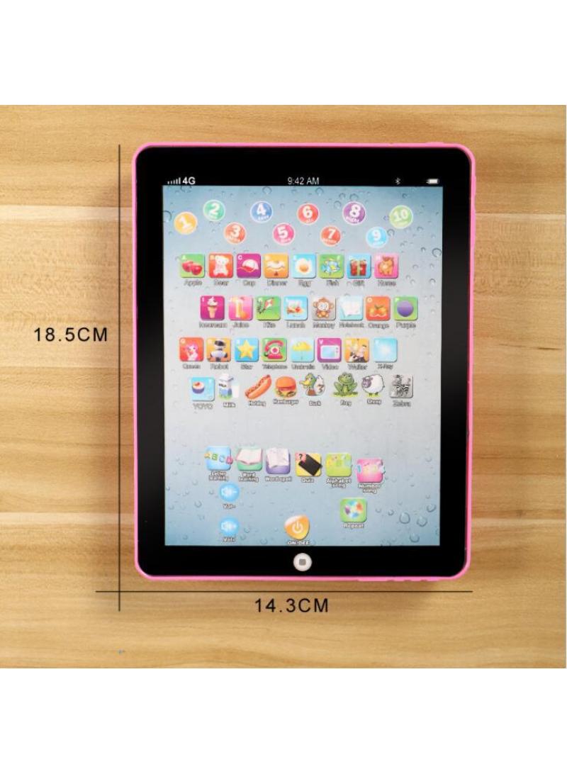 English tablet learning machine Children's mini point reading machine Early education story machine kids toys without battery black blue 1Pcs  - Image 5