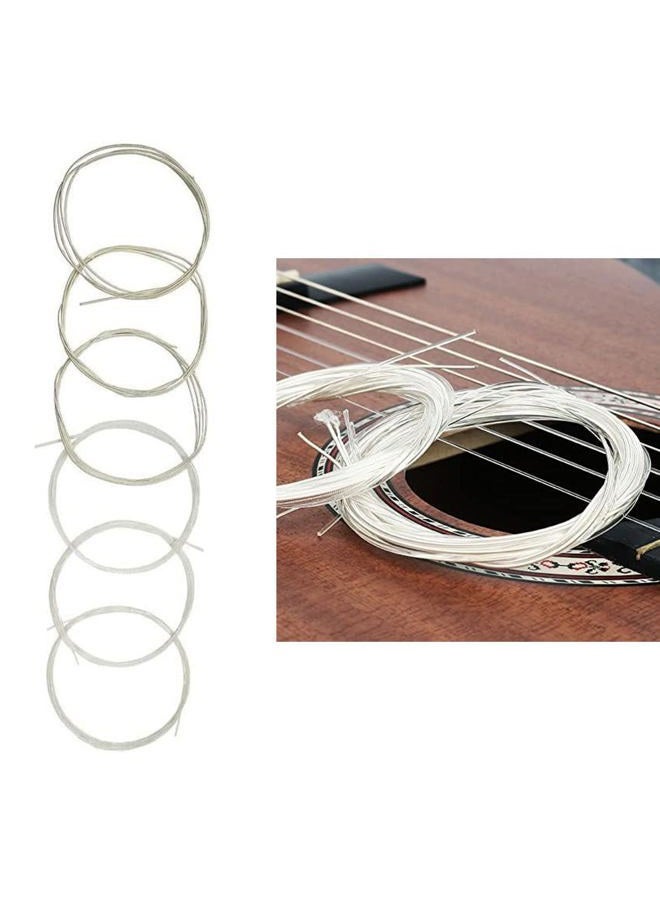 TUORen 2 Sets of 6 String Guitar Strings Replacement Parts, Nylon String for Classical Guitar Include 3 Clear Nylon and 3 Nylon Core Alloy Winding - Image 3