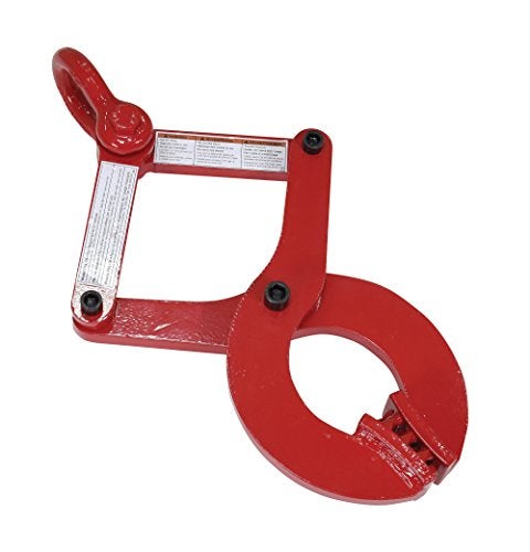 Vestil PAL-16 Steel Single Scissor Pallet Puller 5 In. Jaw Opening 6000 Lb. Pulling Capacity Red - Image 1