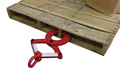 Vestil PAL-16 Steel Single Scissor Pallet Puller 5 In. Jaw Opening 6000 Lb. Pulling Capacity Red - Image 4