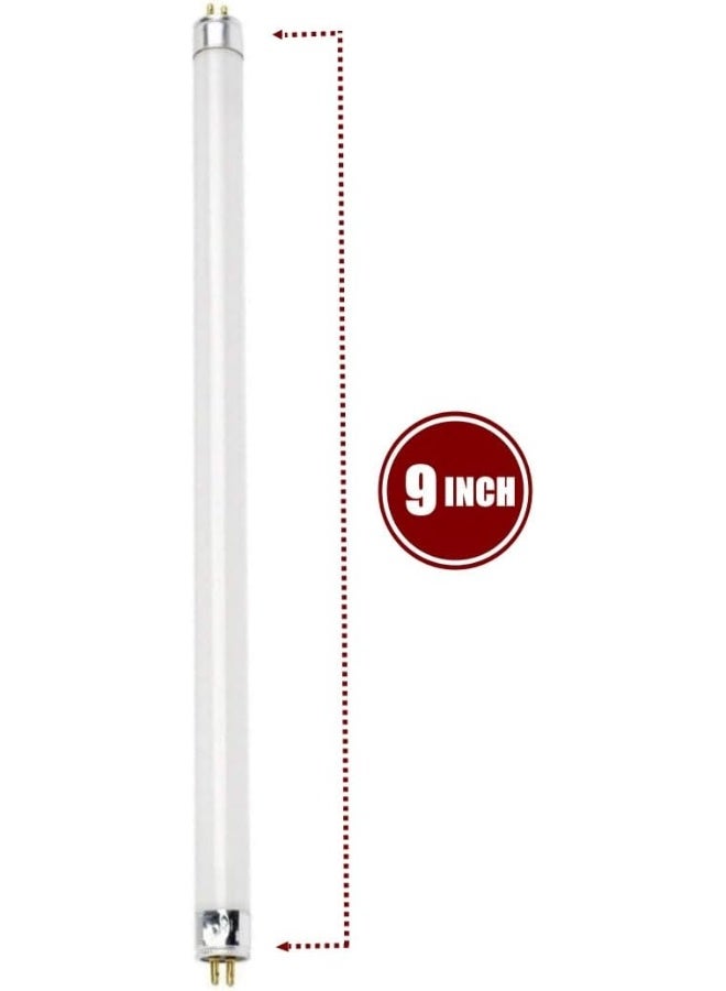 melfi F6T5-6 Watt Light Tube Rod, T5 Fluorescent 6000K Daylight - 9" Super Long Life Light Bulbs - Image 2