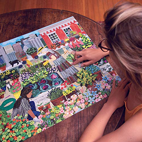 eeBoo: Piece and Love Urban Gardening 1000 Piece Square Adult Jigsaw Puzzle, Puzzle for Adults and Families, Glossy, Sturdy Pieces and Minimal Puzzle Dust - Image 4