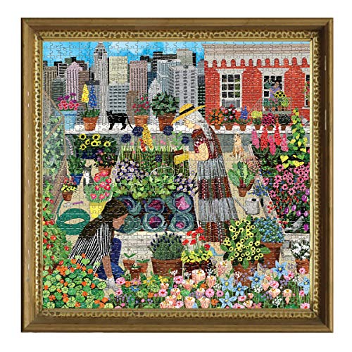 eeBoo: Piece and Love Urban Gardening 1000 Piece Square Adult Jigsaw Puzzle, Puzzle for Adults and Families, Glossy, Sturdy Pieces and Minimal Puzzle Dust - Image 5
