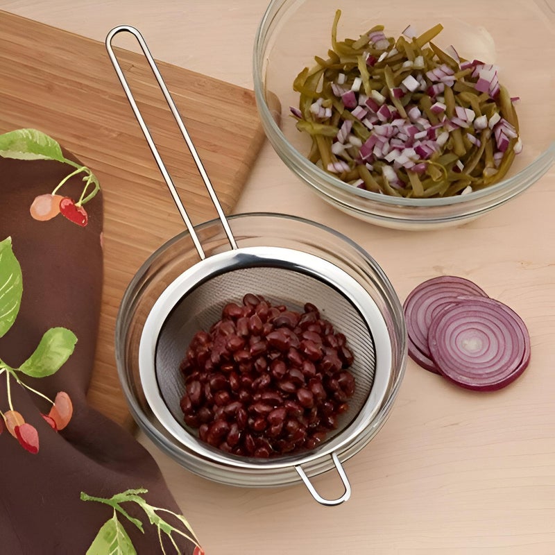 Food Filter - Multifunctional Stainless Steel Strainer for Canning Tasks, Juicing and Straining Cooking in Crowded Kitchens (3 Pack) - Image 5