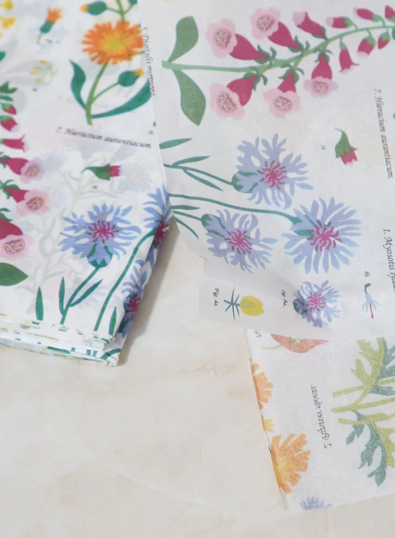Rex London 10 Sheets Wild Flowers Tissue Paper