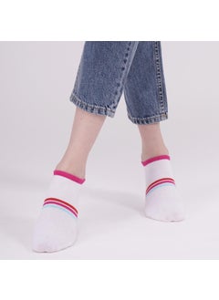 The Socks Company 3 Pairs Patterned Women's Ballerina Socks  - Image 2