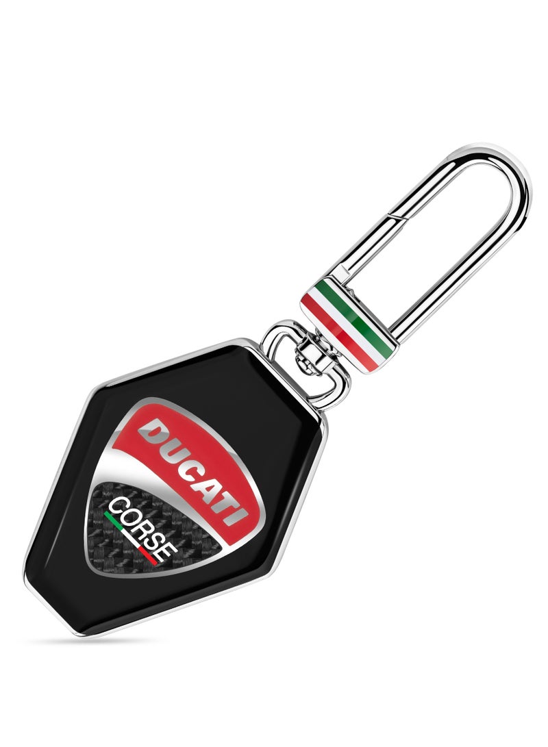 Ducati سلسلة مفاتيح Ducati Tributo للرجال مقاس 61 مم - DTAGK2138001 - Image 1