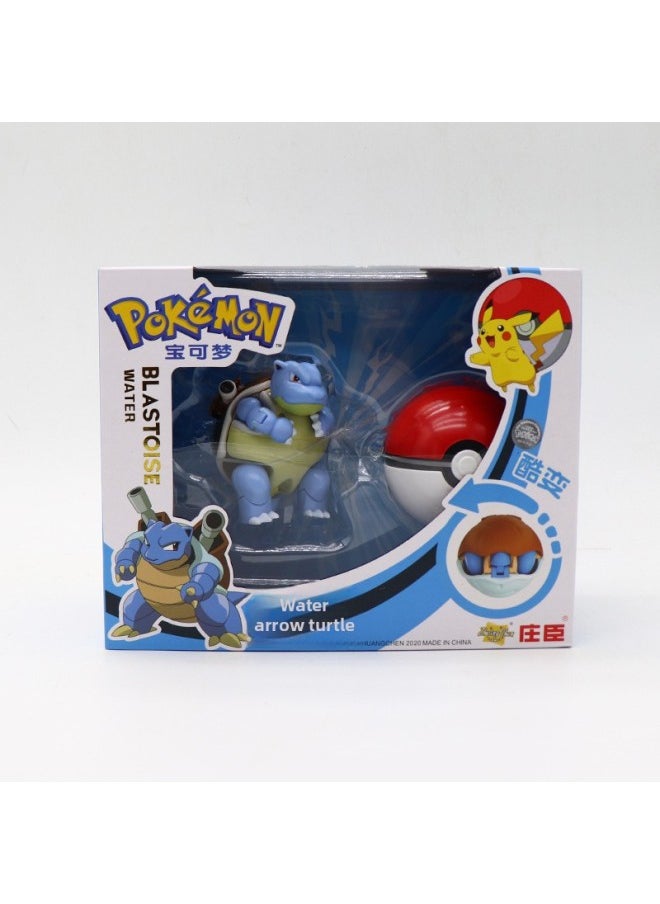 null - Pokemon Pet Pikachu Detective Transforming Toy Doll Figure Magic Beast Plushie Squirtle Charmander Bulbasaur Jigglypuff-Color:Pokemon Kabi Beast - Image 1