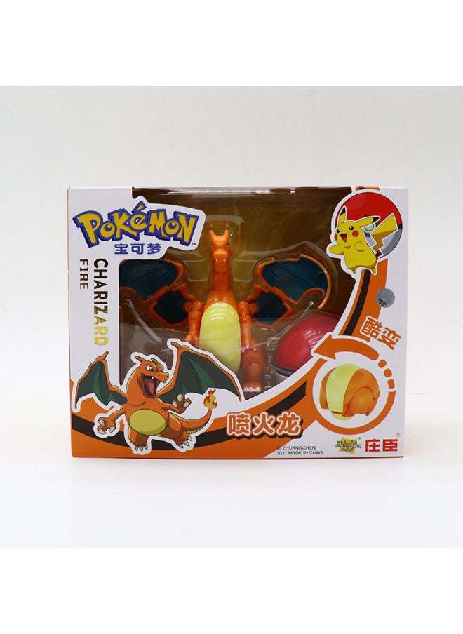 null - Pokemon Pet Pikachu Detective Transforming Toy Doll Figure Magic Beast Plushie Squirtle Charmander Bulbasaur Jigglypuff-Color:Pokemon Kabi Beast - Image 1