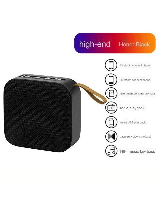 NIBEMINENT T5 Bluetooth Small Speaker Subwoofer Outdoor Portable Wireless Speaker Home Desktop Fabric Mini Speaker  - Image 1