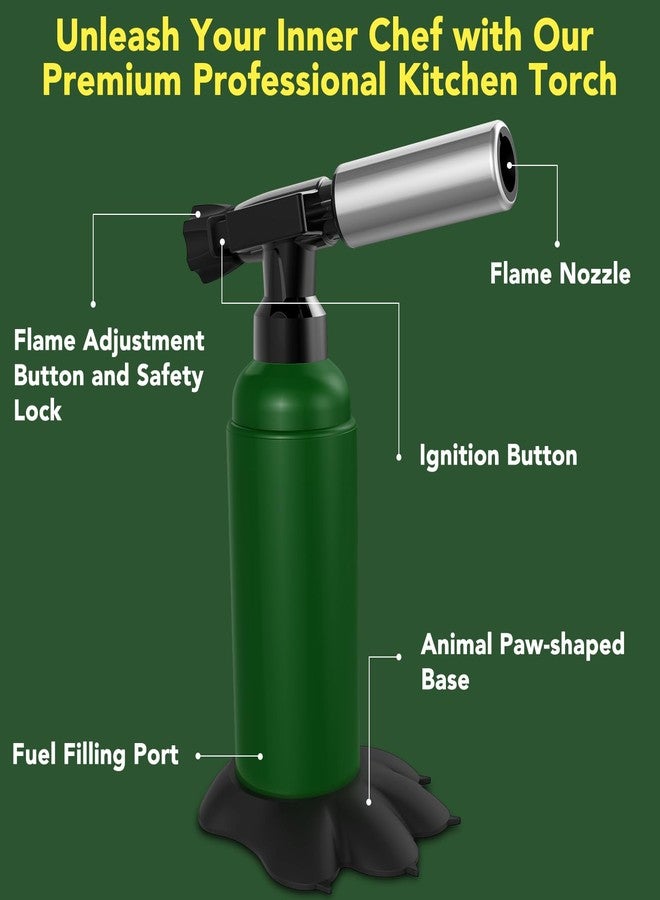 Sondiko Big Butane Torch Lighter, Soldering Torch with Monster Footprint Shaped Base, Adjustable Flame, Safety Lock, Butane Not Included - Image 5