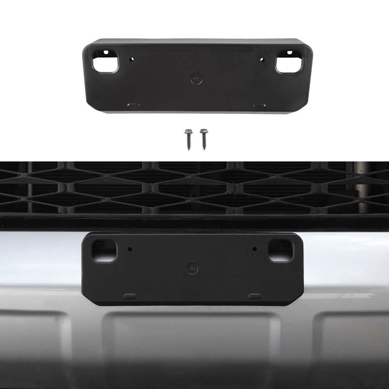Jimen for 4Runner License Plate Holder Front License Plate Frame Mount Bracket Compatible with Toyota 4Runner 20102023 Black