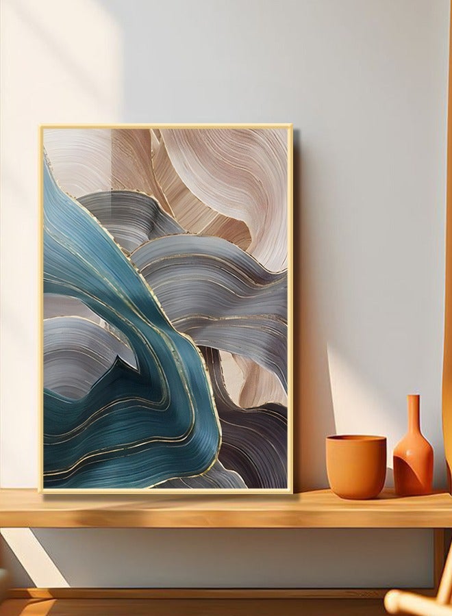 4gdran Canvas Wall Art For Wall Decoration, Abstract Design,with a Hollow Frame,Size (120x80),One Piece - Image 1