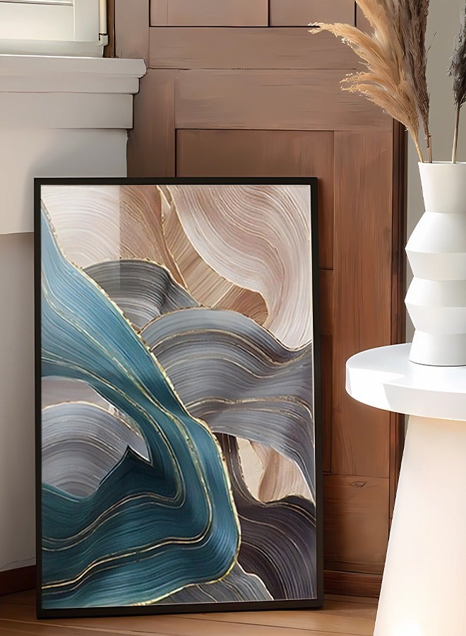 4gdran Canvas Wall Art For Wall Decoration, Abstract Design,with a Hollow Frame,Size (120x80),One Piece - Image 2