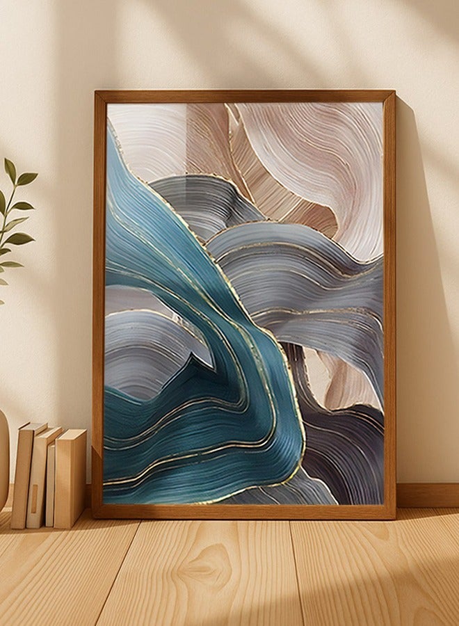 4gdran Canvas Wall Art For Wall Decoration, Abstract Design,with a Hollow Frame,Size (120x80),One Piece - Image 4