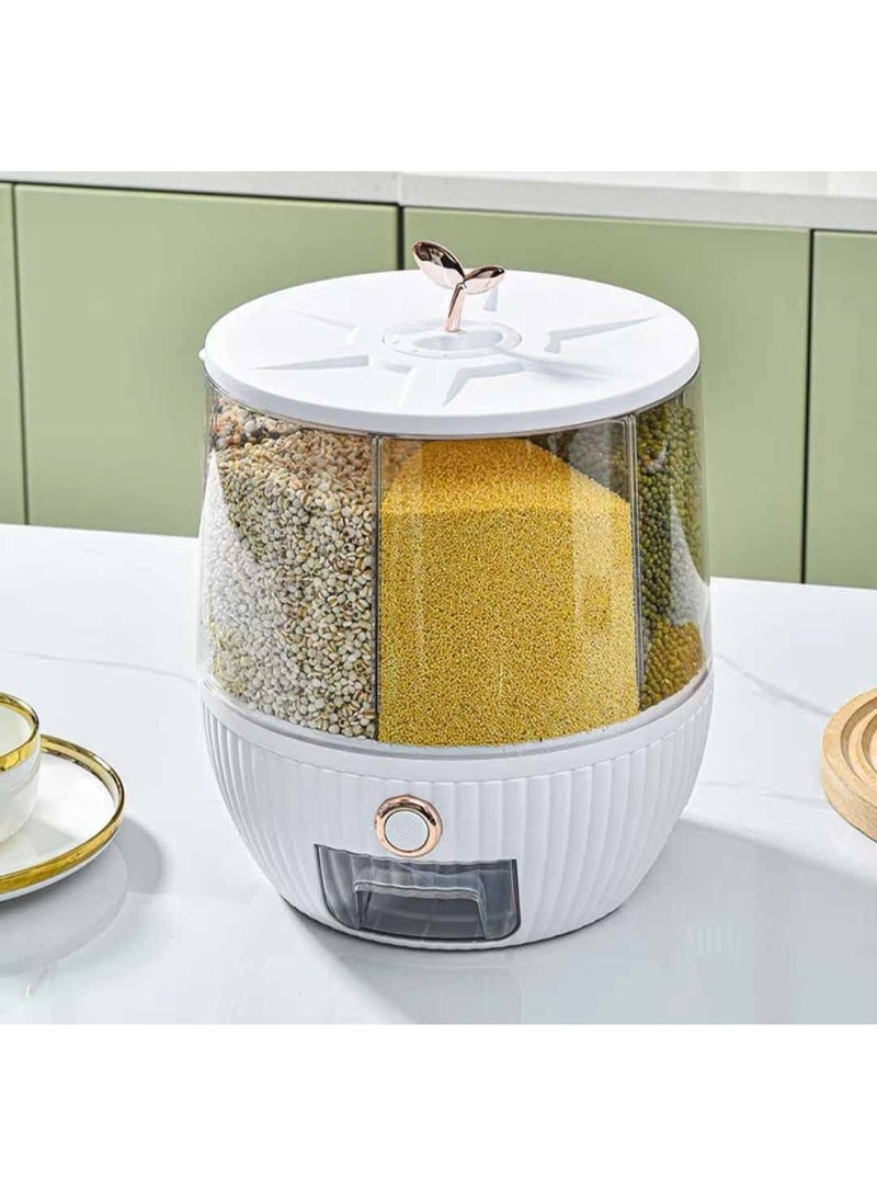 ديسبنسر بقوليات 360 – 6 فتحات أكريليك شفافة متحركة - Image 3