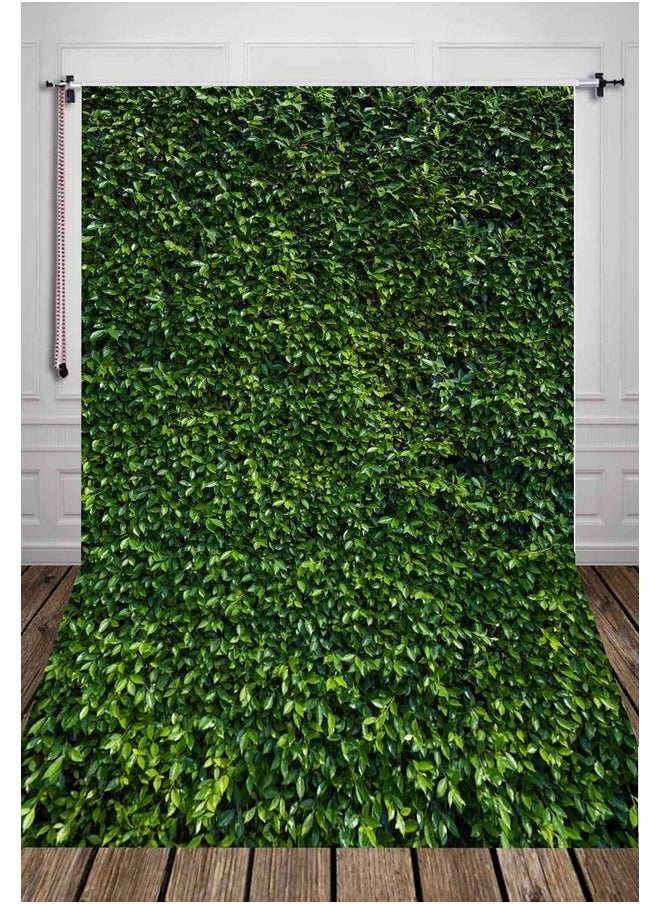 Fanghui - 7X5Ft Natural Green Leaves Grass Backdrop For Photography Spring Summer Newborn Baby Shower Wedding Birthday Party Banner Supplies Outdoorsy Theme Photo Studio Booth Props - Image 1