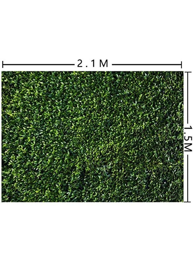 Fanghui - 7X5Ft Natural Green Leaves Grass Backdrop For Photography Spring Summer Newborn Baby Shower Wedding Birthday Party Banner Supplies Outdoorsy Theme Photo Studio Booth Props - Image 1