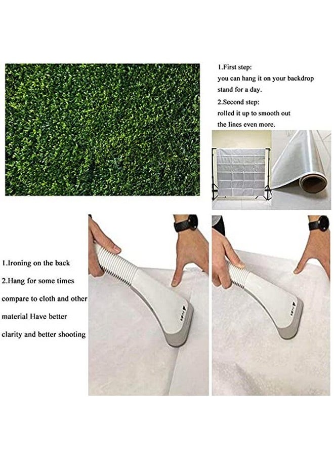Fanghui - 7X5Ft Natural Green Leaves Grass Backdrop For Photography Spring Summer Newborn Baby Shower Wedding Birthday Party Banner Supplies Outdoorsy Theme Photo Studio Booth Props - Image 1