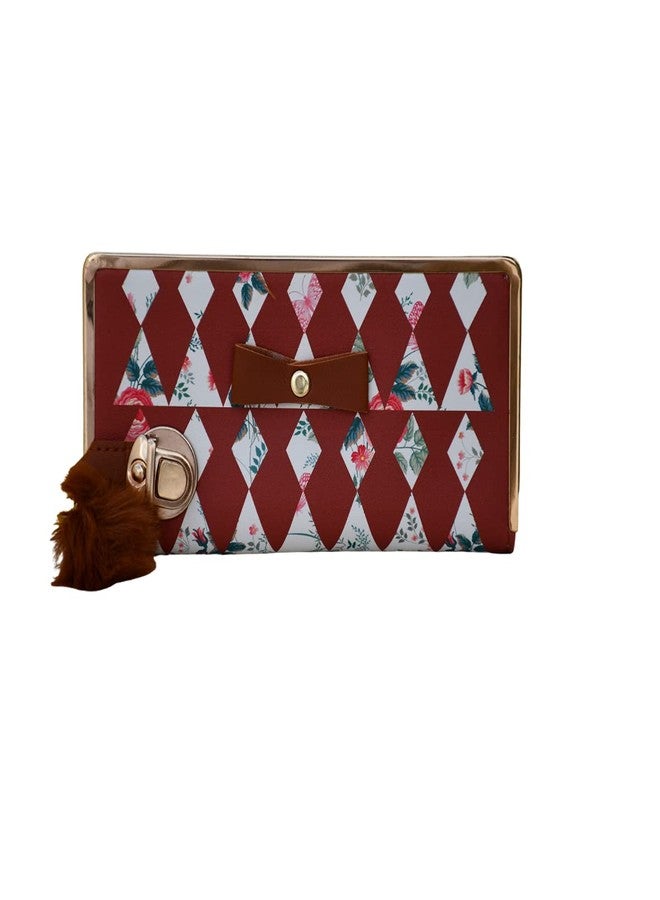 Saugat Traders Wallet for Girls - Women's Wallet - Ladies Purse/Wallet/Clutch - Brown - Image 1