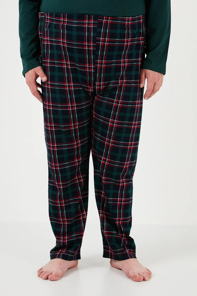 Buratti Cotton Regular Fit Plus Size Pajama Set Men's Pajama Set 6572001B