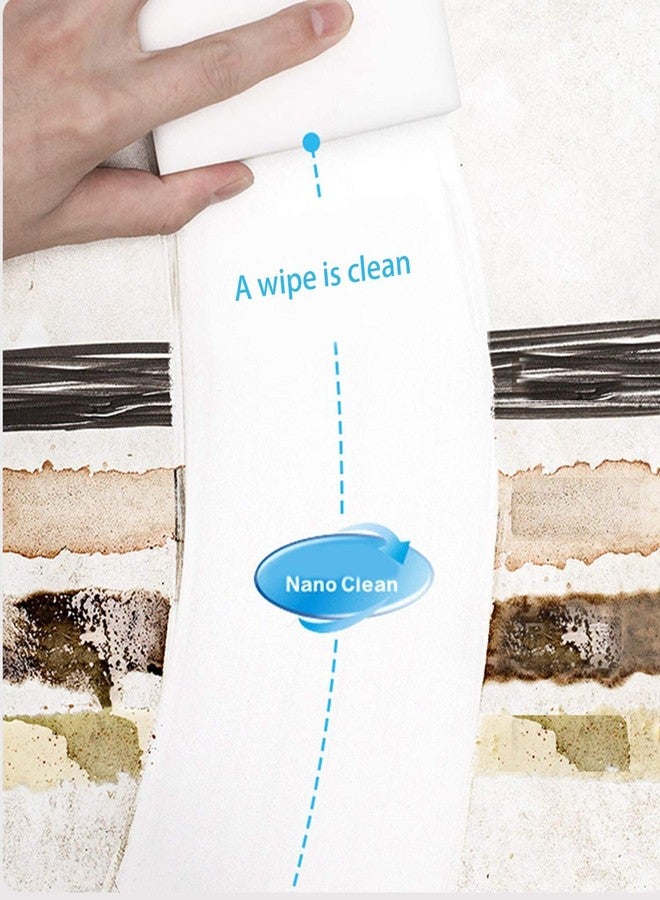 Coobbar Extra Large Eraser Sponge,50 Pack Extra Thick, Long Lasting, Multi-Purpose Scrubber Foam Cleaning Pads,Magic Sponge Eraser Sponge for Bathtub, Floor, Baseboard (3.93 x 2.75 x 1.18 in) - Image 2