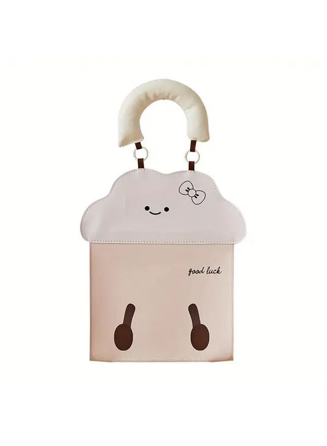 Clouds Style Hanging Tissue Box Cover Reusable PU Storage Holder Portable Home Decor - Image 1