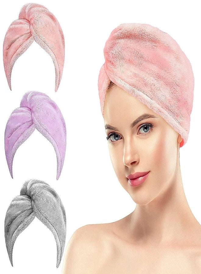 Bindex Quick Turban Hair-Drying Absorbent Microfiber Towel/Dry Shower Caps/Bathrobe Hat/Magic Hair Wrap for Women - Image 1