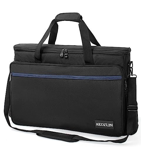 AKOZLIN Padded DJ Controller Mixer Bag Fit For Pioneer Flx 4 DDJ DJ Lite SB 2 3 SB2 SB3 DJ 400 DJ RB Gig Travel Shoulder Bag 20.5”×3.15”×13” - Image 1