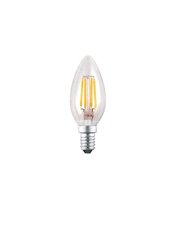 إف اس إل FSL LED لمبة C35 خيوط 4W E14 عكس الضوء أبيض دافئ  - Image 1
