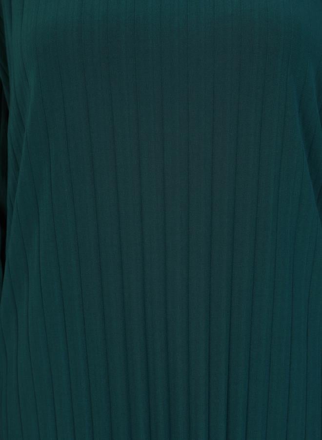 رفقة من مودانيسا طقم تونيك وبنطلون أخضر زمردي بياقة مستديرة من رفقة مودانيسا - Image 4