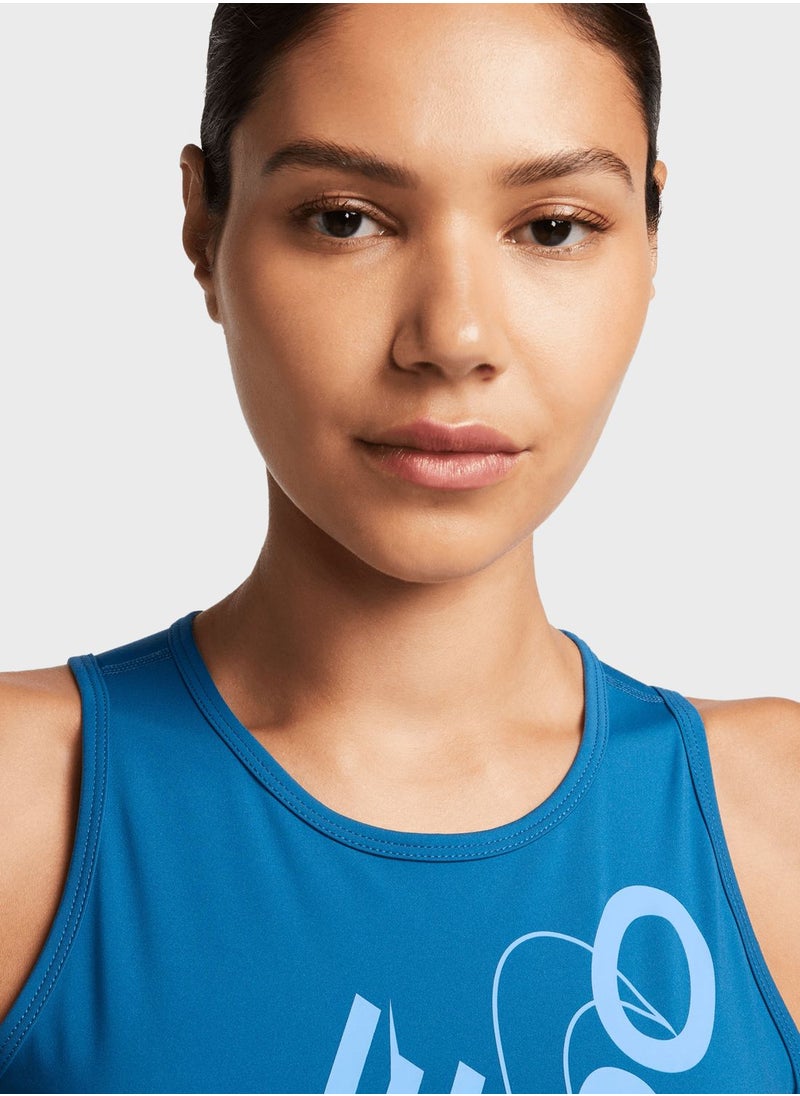 Nike - Dri-Fit Cropped Training Tank - Image 1