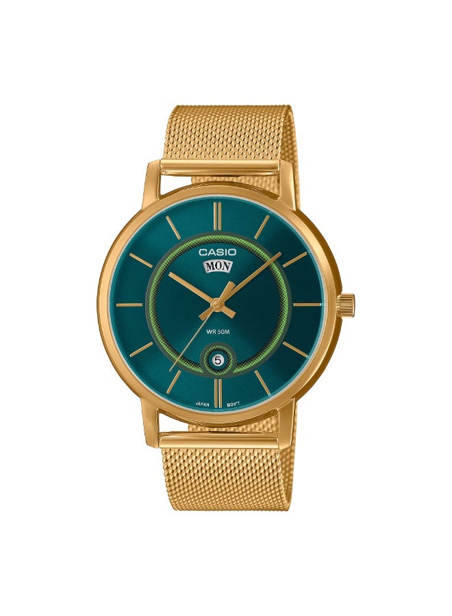 CASIO Men Watch Analog Green Dial MTP-B120MG-3AVDF - Image 1