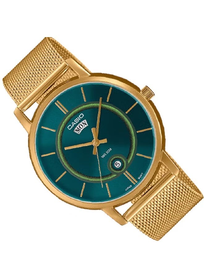 CASIO Men Watch Analog Green Dial MTP-B120MG-3AVDF - Image 2