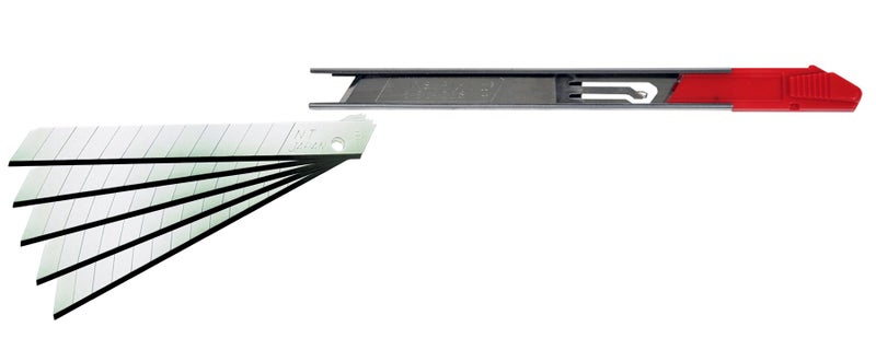 NT Cutter Aluminum Die-Cast Grip Multi-Blade Cartridge Knife (A-1000RP) - Image 2
