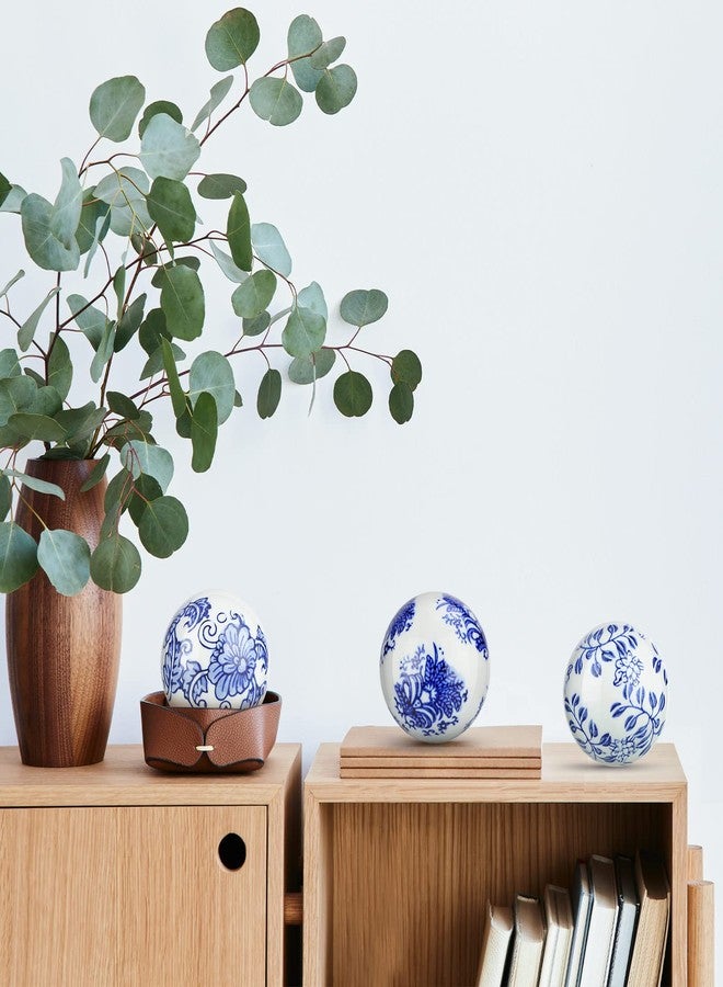 Vesici 6 Pieces Blue and White Porcelain Balls Decorative Chinoiserie Orbs for Centerpiece Bowls Tray Bowl Basket China Ceramic Balls Gifts for Vases Dining Table Wedding Party Decoration(Vintage) - Image 4