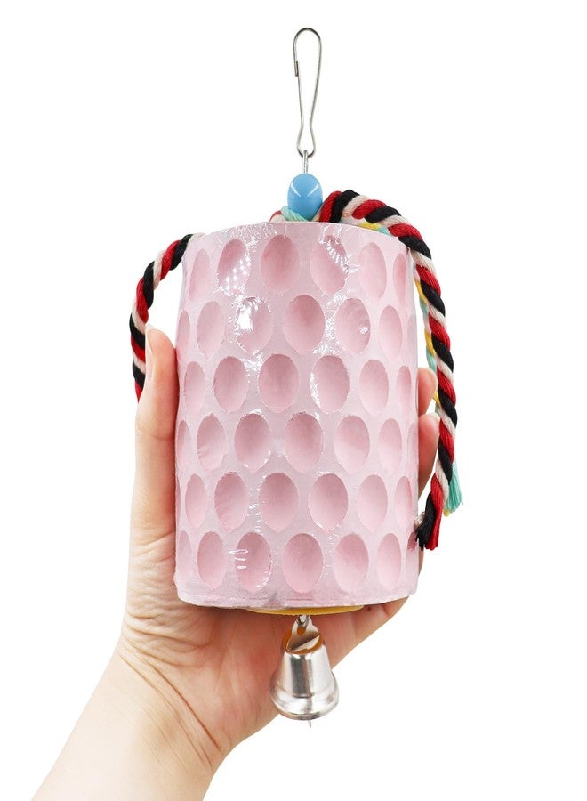 Oooct Extra Large Bird Chewing Toy, Parrot Beak Grinding Calcium Stone with Bells, Bird Cage Accessories, Cage Toys for Cockatiel Parakeet Parrot Budgies Rat Hamster Chinchilla Rabbit Bunny African Grey - Image 4