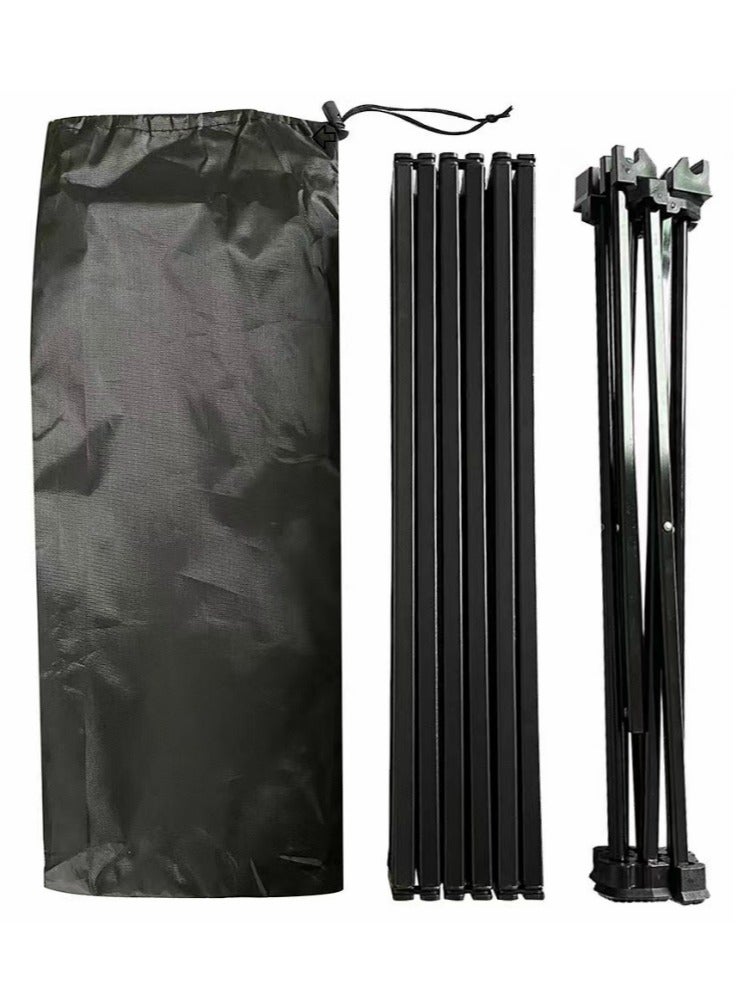 Black folding table - Image 2