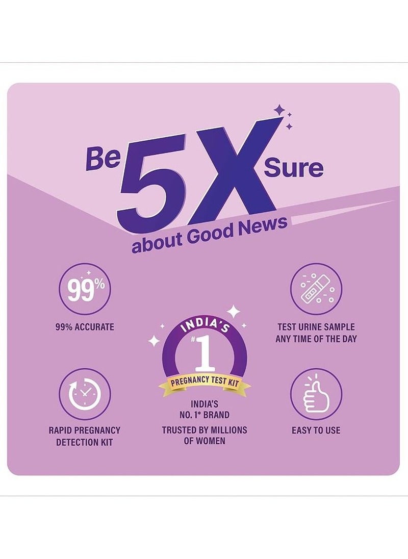 Mankind - Prega News One Step Urine HCG Pregnancy Test Kit Device 3Pack - Image 1