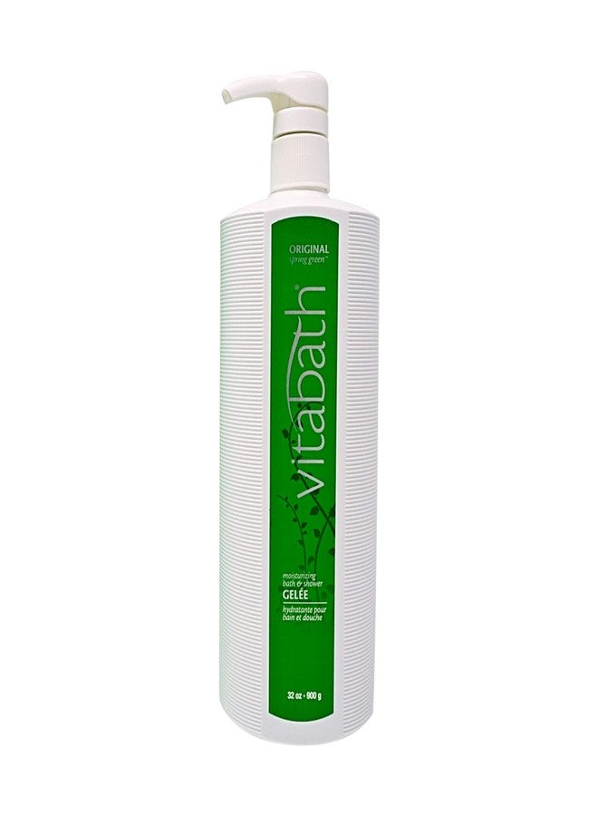 Vitabath Original Spring Green Moisturizing Bath & Shower Gel Wash Intoxicating Botanical Skin Rejuvenation, Hydrating Dry Skincare, Body Cleanser & Foaming Gelee - 32 oz - Image 2