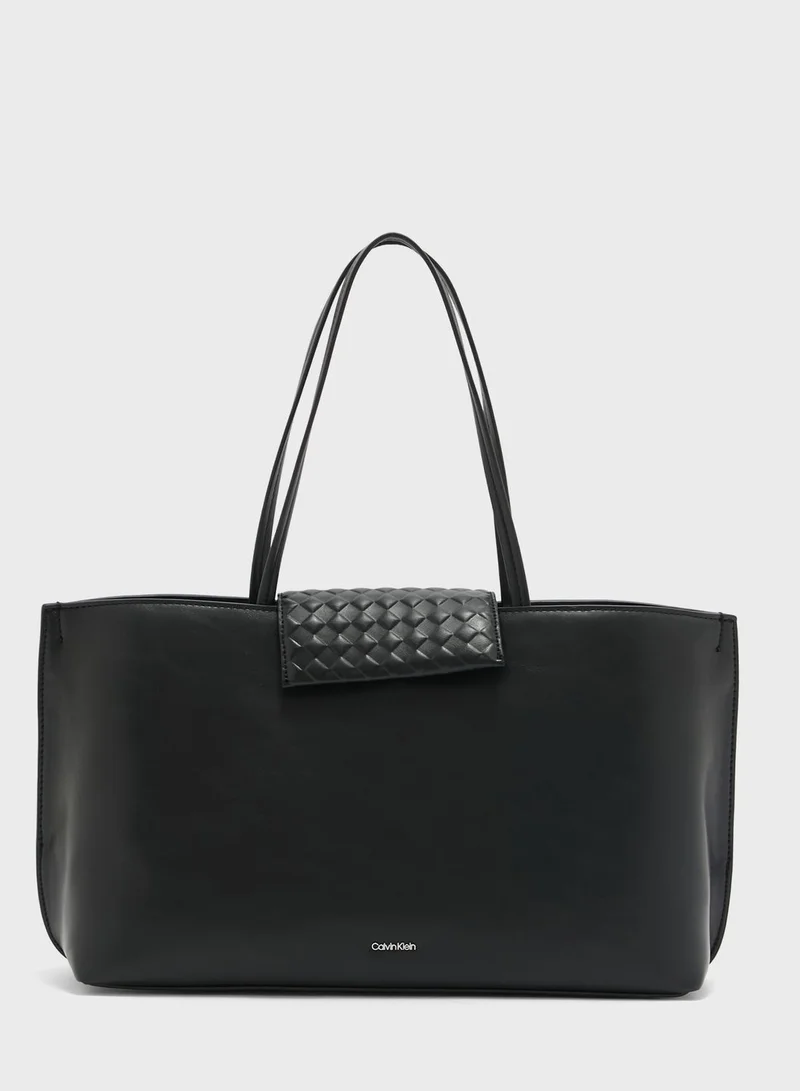 CALVIN KLEIN Mini Quilt Medium Tote